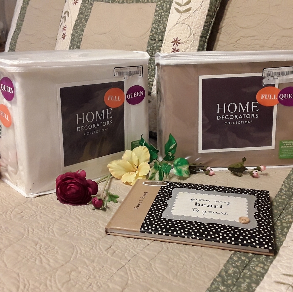 NEW,  HOME DECORATORS COLLECTION DUVET SET FULL/QW